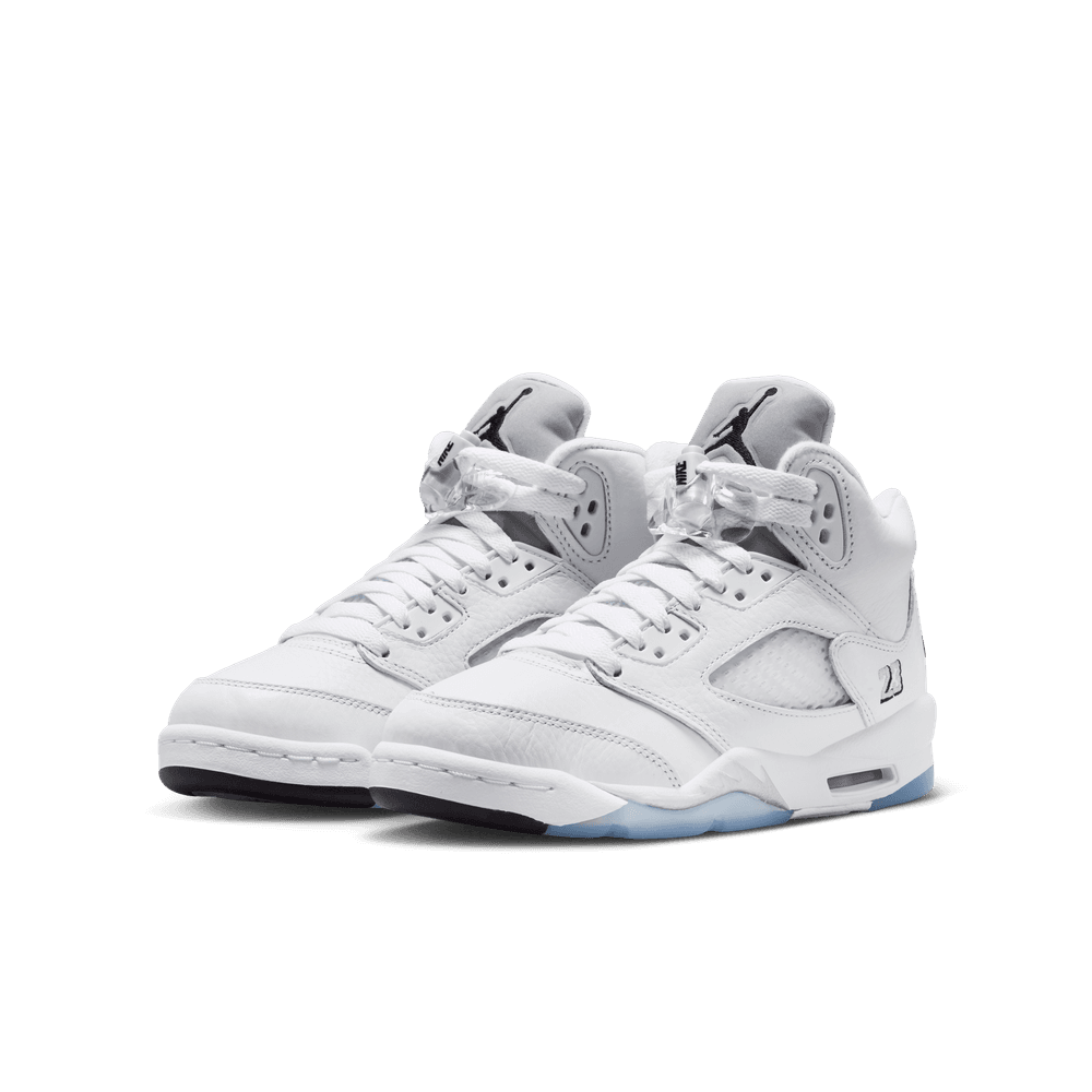 Air Jordan 5 Retro GS 'White Metallic'