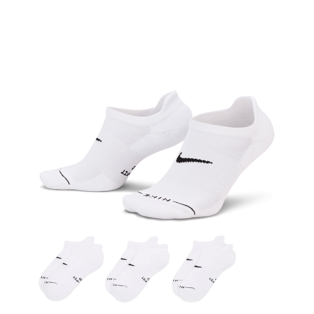 Everyday Elevated No-Show Socks (3 Pairs) 'White'