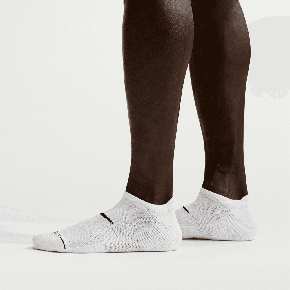 Everyday Elevated No-Show Socks (3 Pairs) 'White'