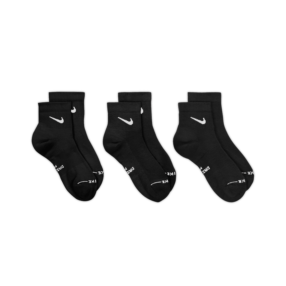 Everyday Elevated Ankle Socks (3 Pairs) 'Black'