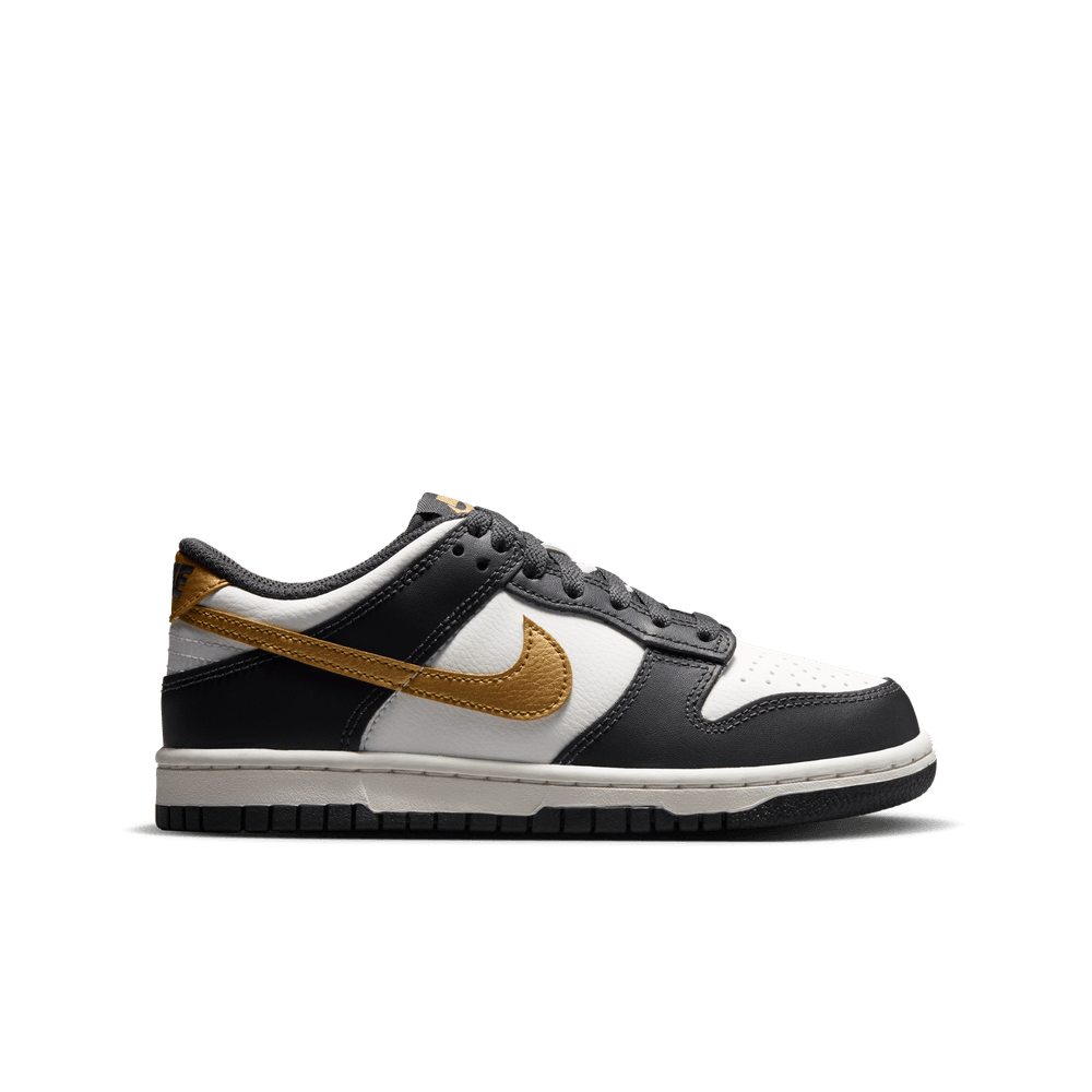 Dunk Low GS 'Summit White/Metallic Gold'