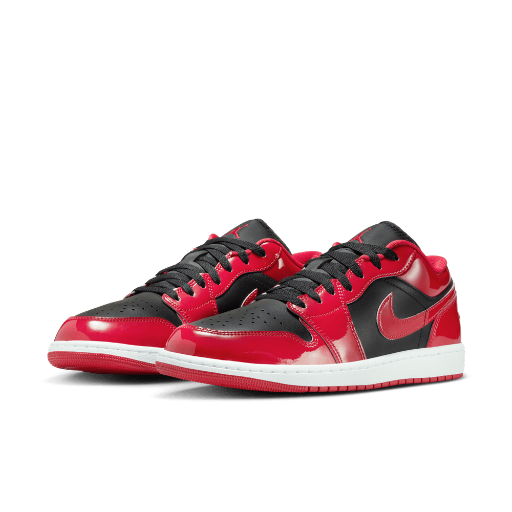 Air Jordan 1 Low SE 'Patent Varsity Red Black'
