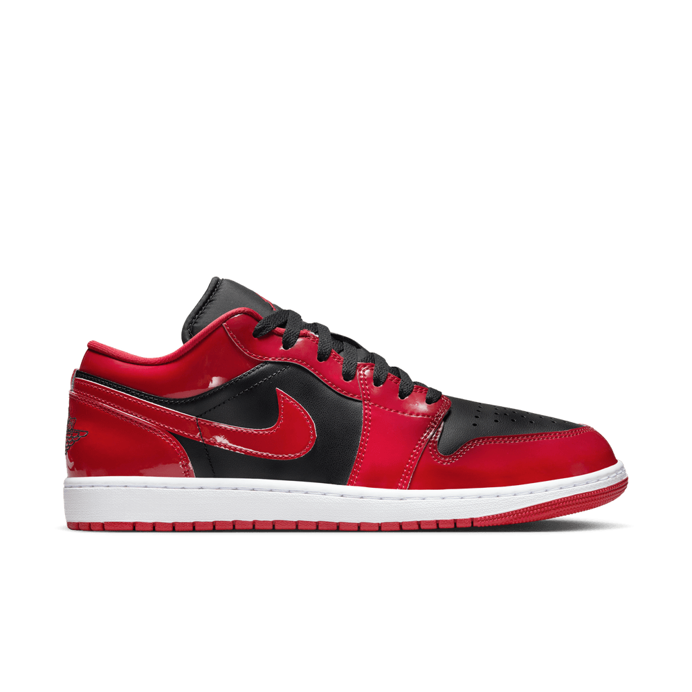 Air Jordan 1 Low SE 'Patent Varsity Red Black'