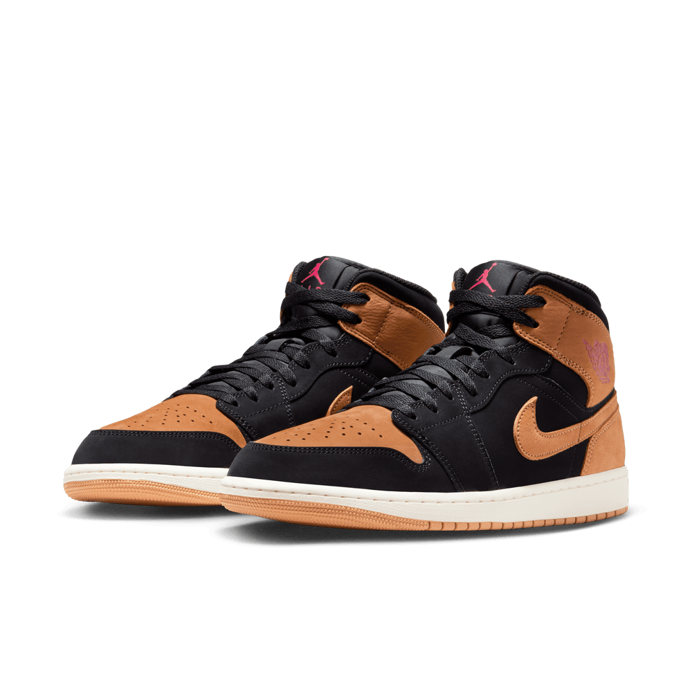 Air Jordan 1 Mid 'Black Flax'