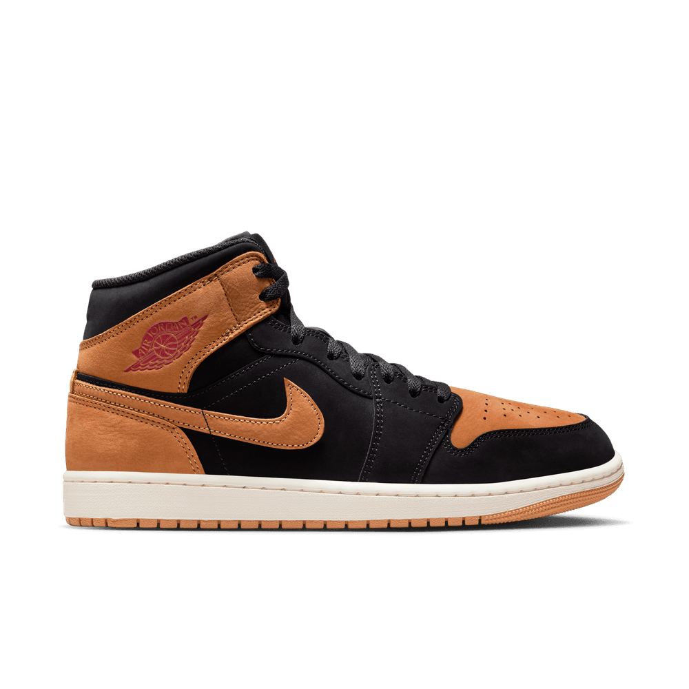 Air Jordan 1 Mid 'Black Flax'