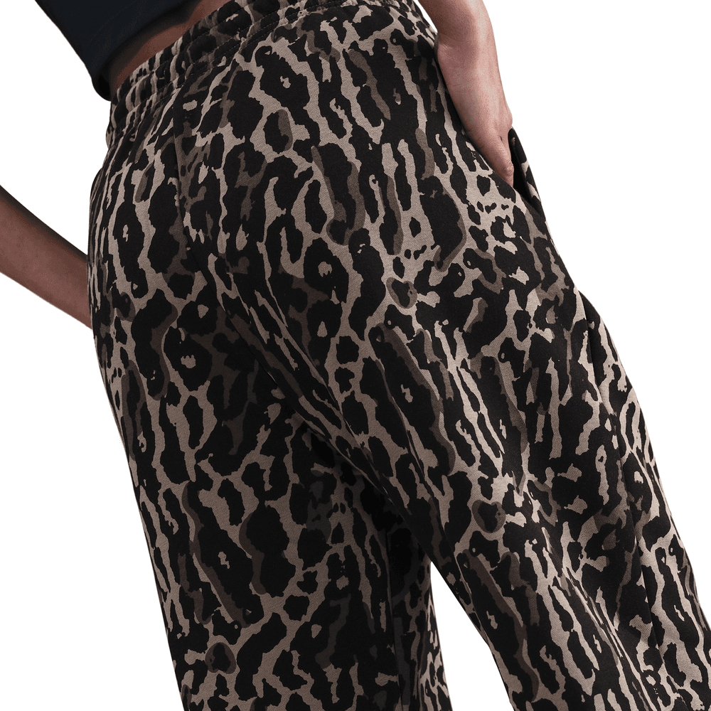W NSW Phoenix Fleece Oversized Print Sweatpants 'Black Ironstone'
