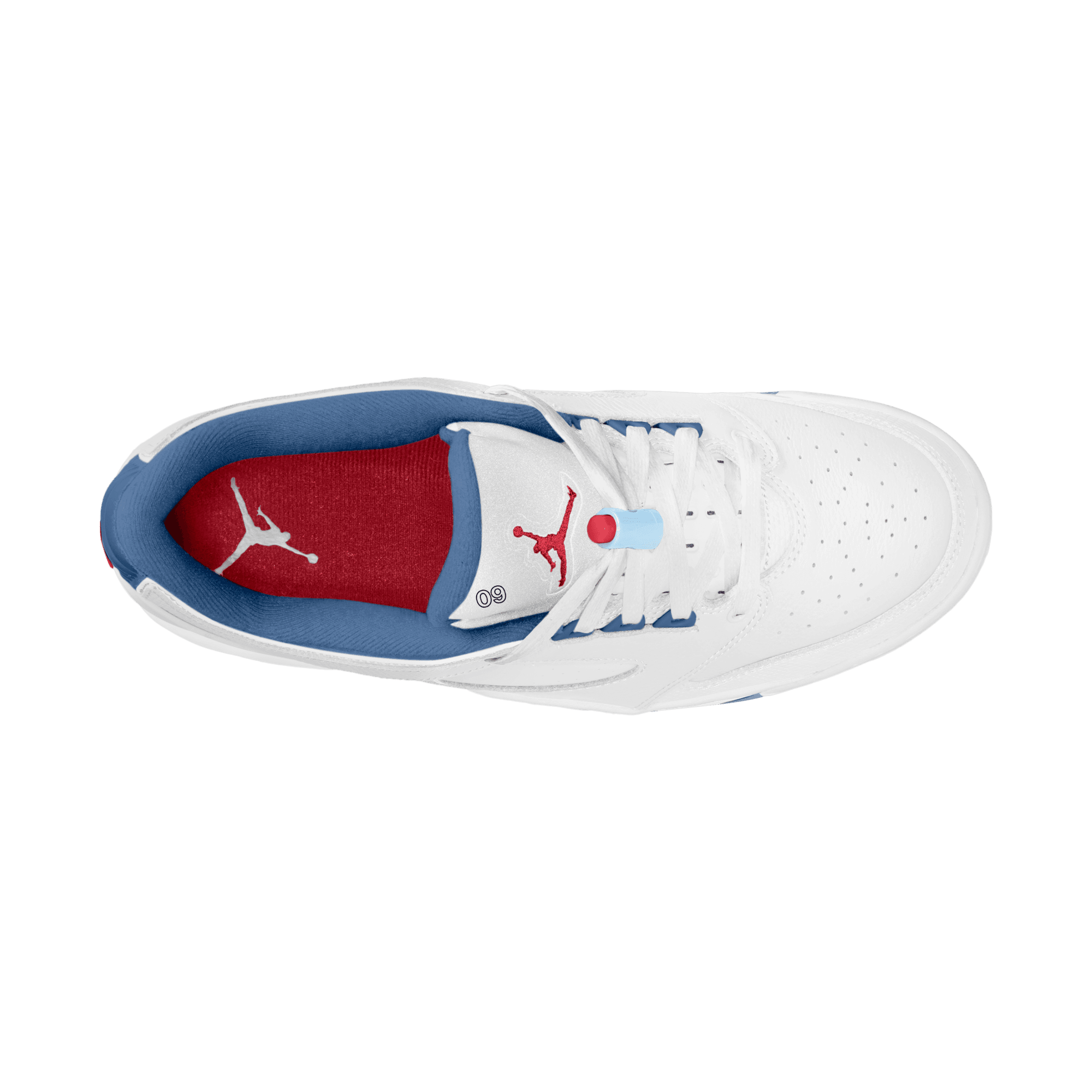 Air Jordan Sixty Plus Low 'White True Blue'