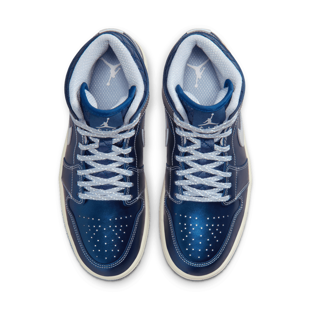 W Air Jordan 1 Mid SE 'Metallic Blue'