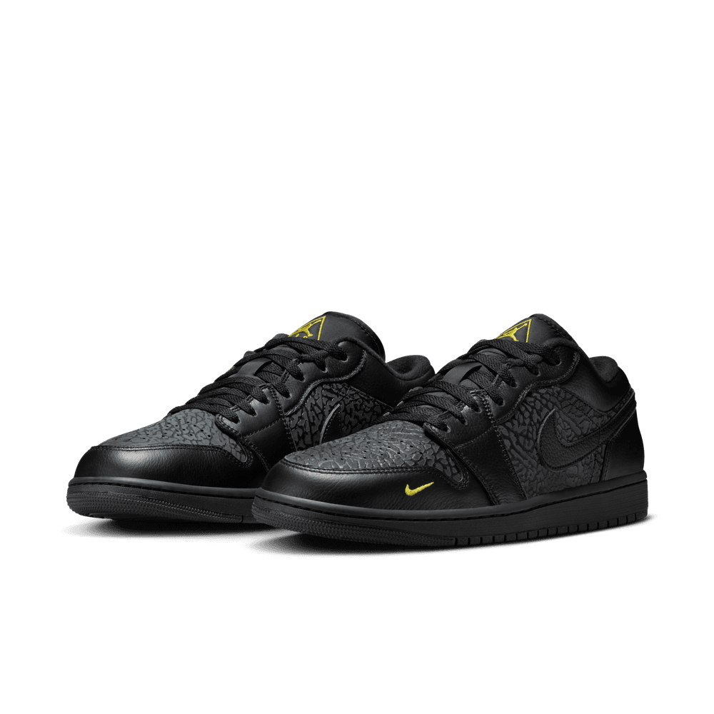 Air Jordan 1 Low SE 'Black Elephant Print'