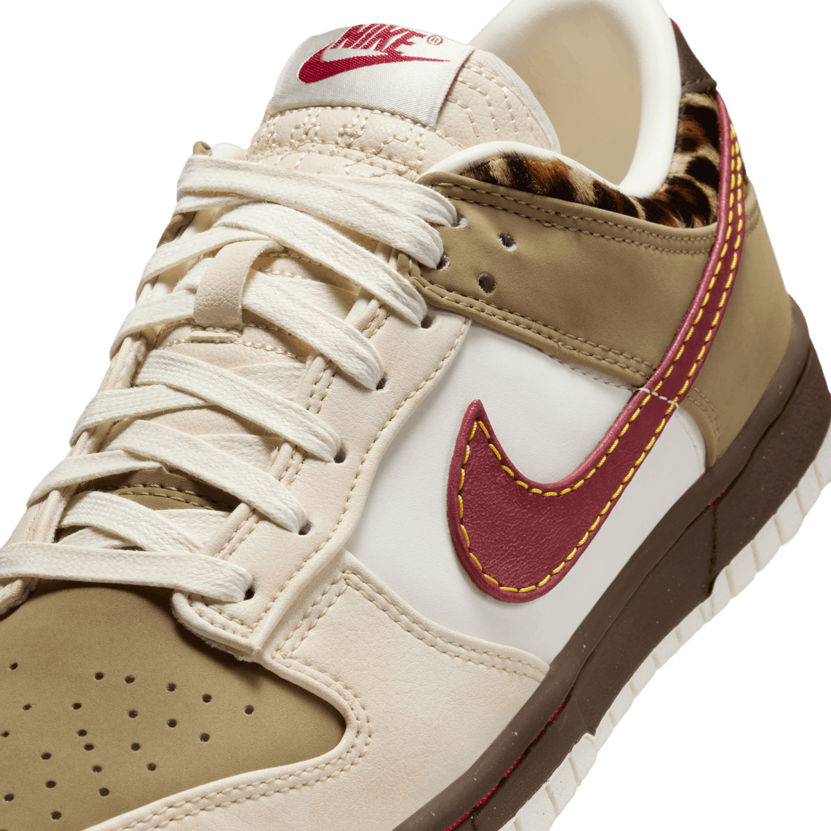 W Dunk Low 'Khaki Team Red'