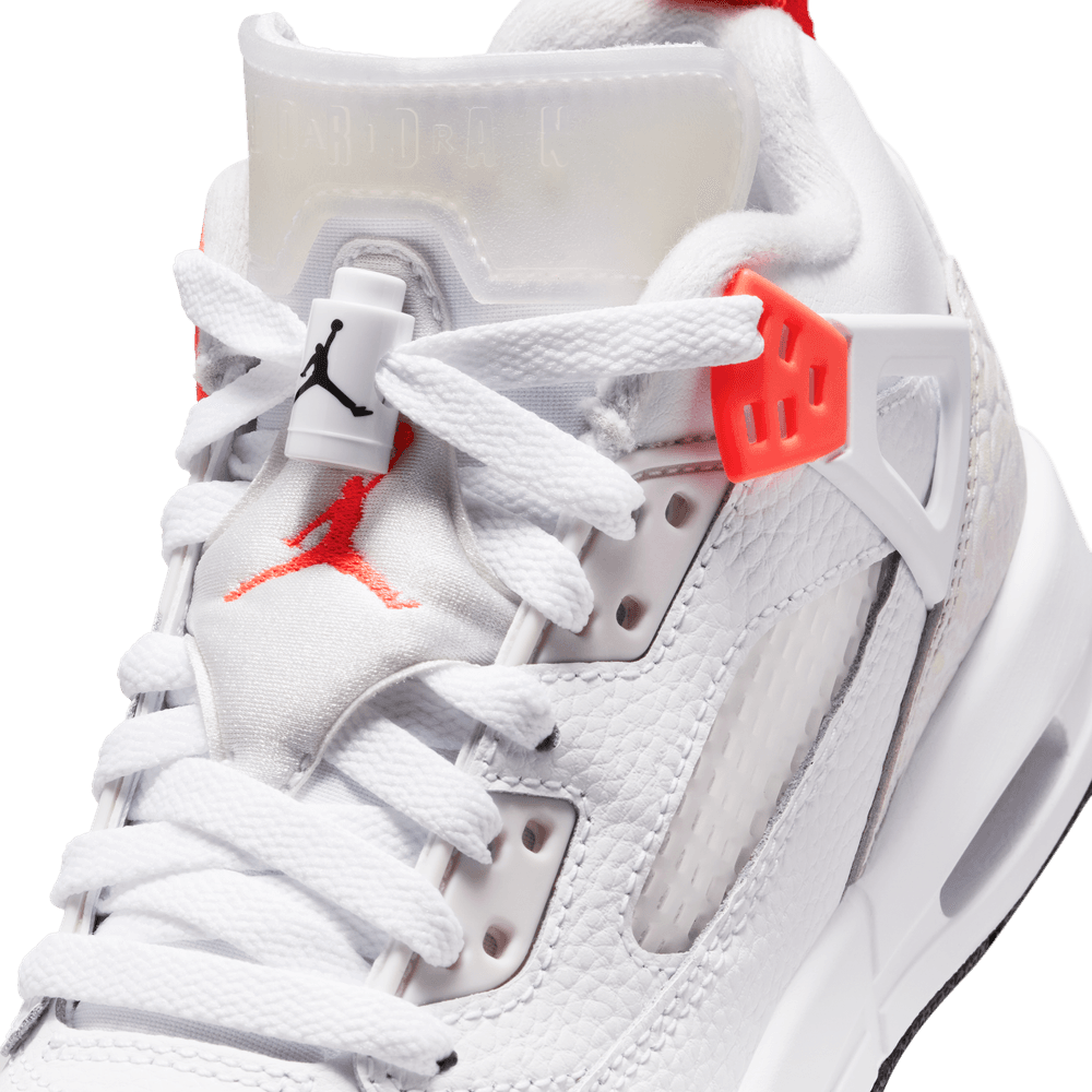 Jordan Spizike Low GS 'White Bright Crimson'