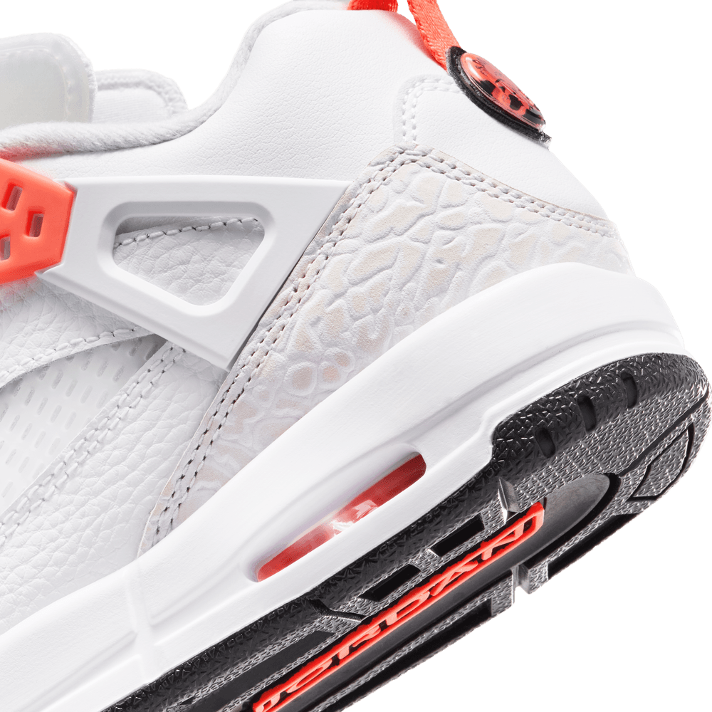 Jordan Spizike Low GS 'White Bright Crimson'