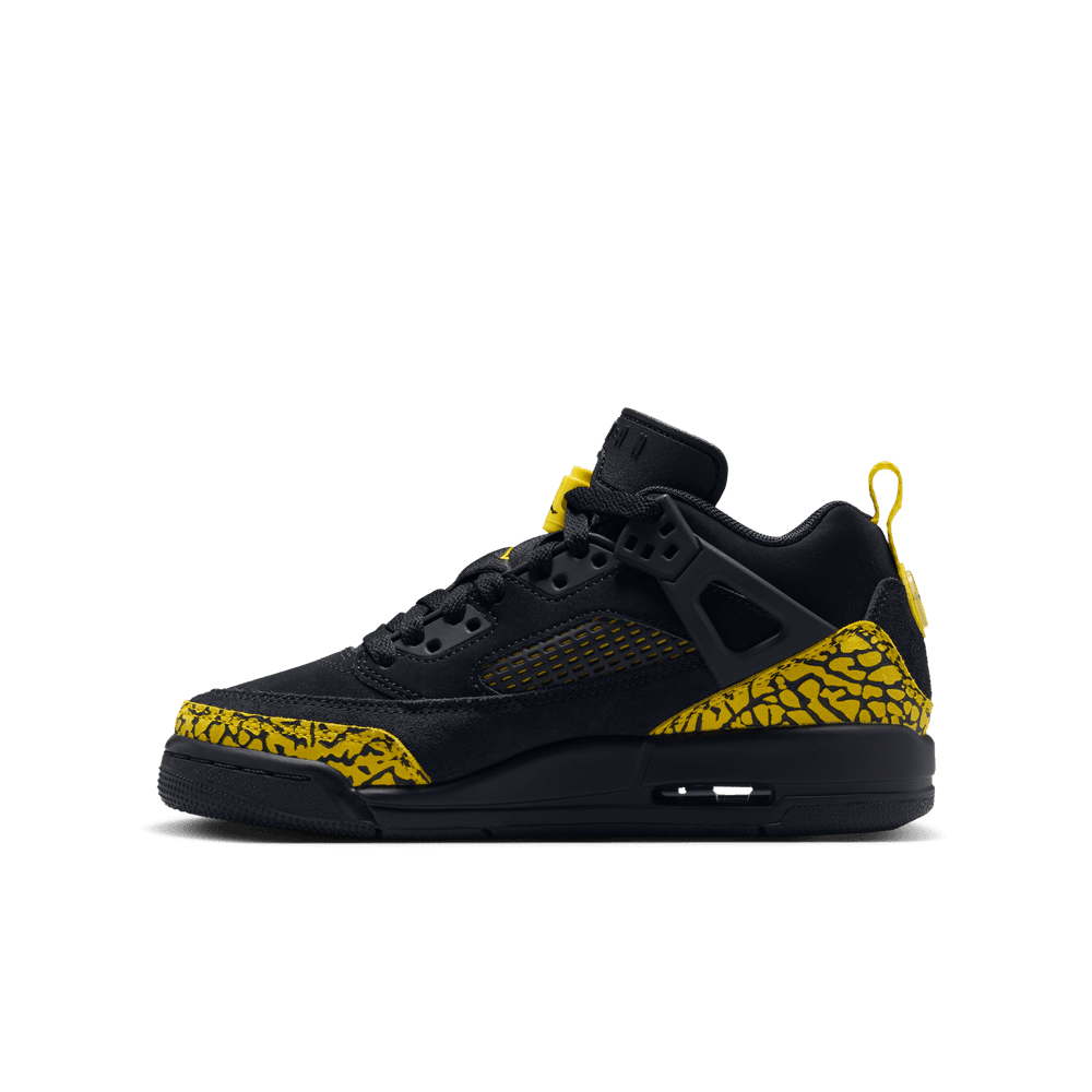 Jordan Spizike Low GS 'Black Speed Yellow'