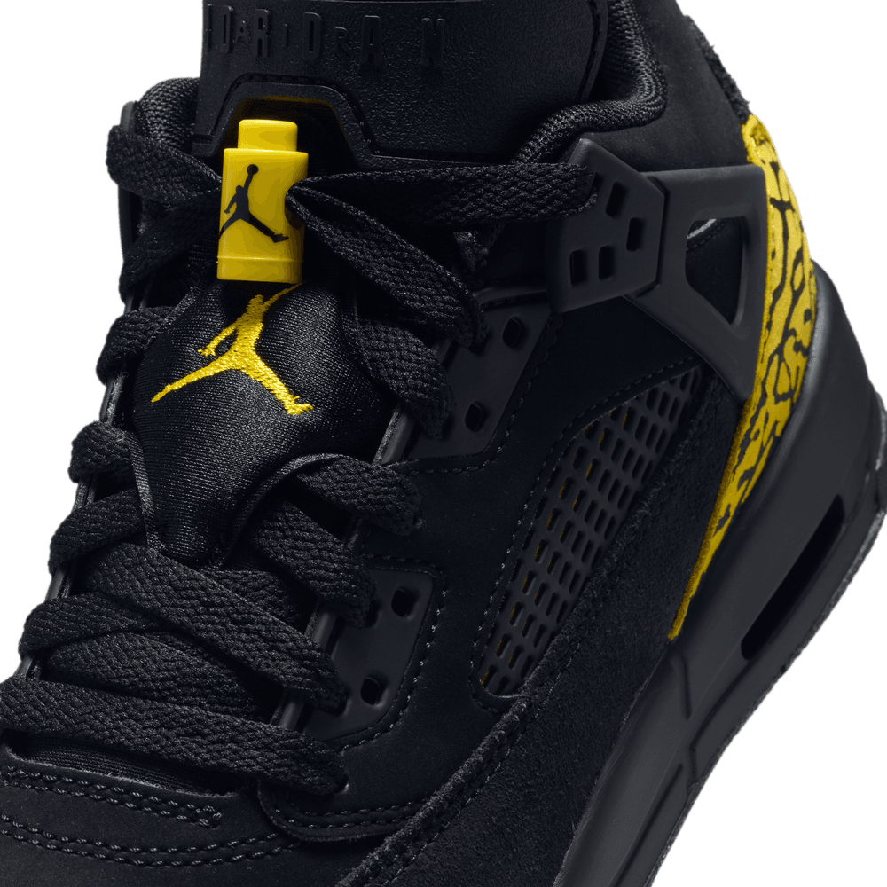 Jordan Spizike Low GS 'Black Speed Yellow'