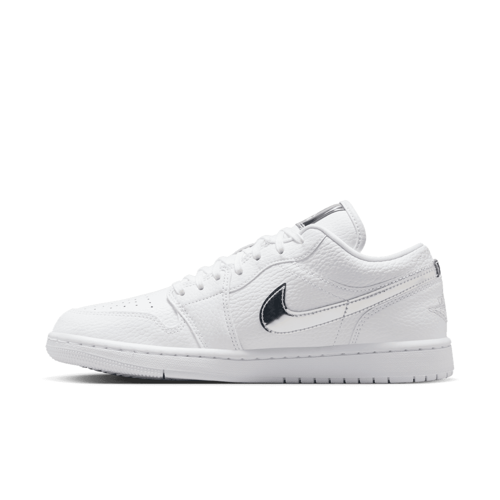 W Air Jordan 1 Low SE 'White Metallic Silver'