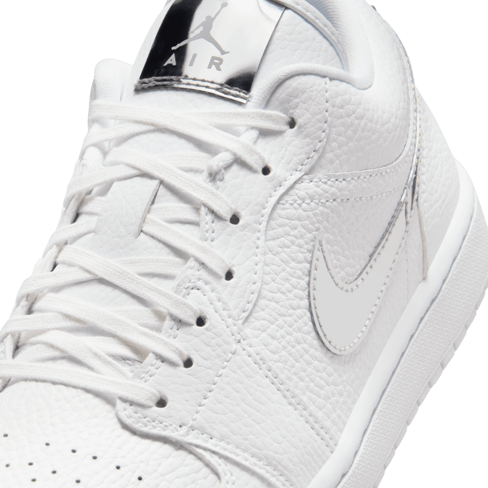 W Air Jordan 1 Low SE 'White Metallic Silver'