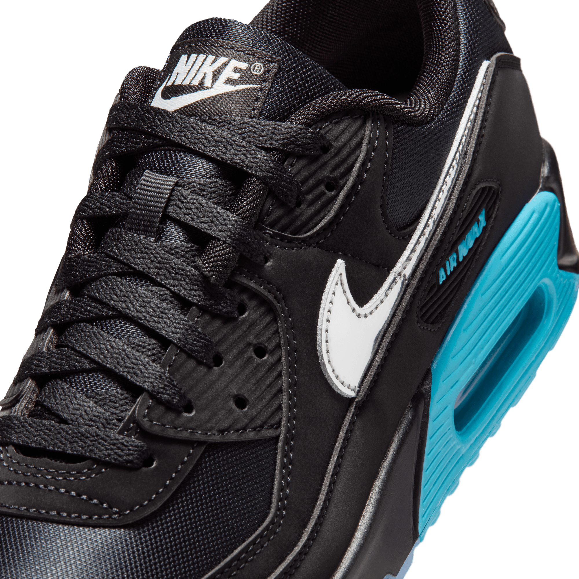 Air Max 90 Premium 'Black Gamma Blue Ice Chrome'