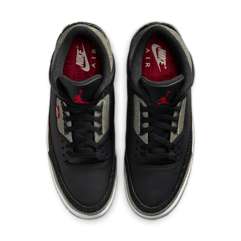 Levi's x Air Jordan 3 Retro SP 'Black Denim' – TAKOUT® Levi's x Air Jordan 3 Retro SP 'Black Denim' – TAKOUT®