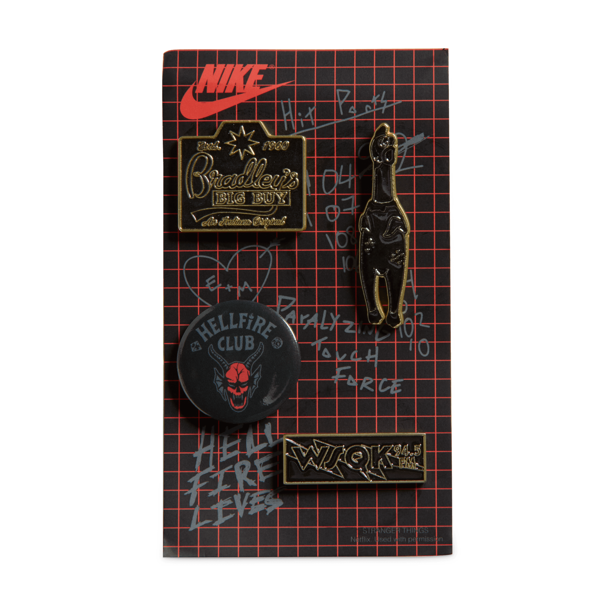Stranger Things x Air Foamposite One Premium QS 'Black Bright Crimson'
