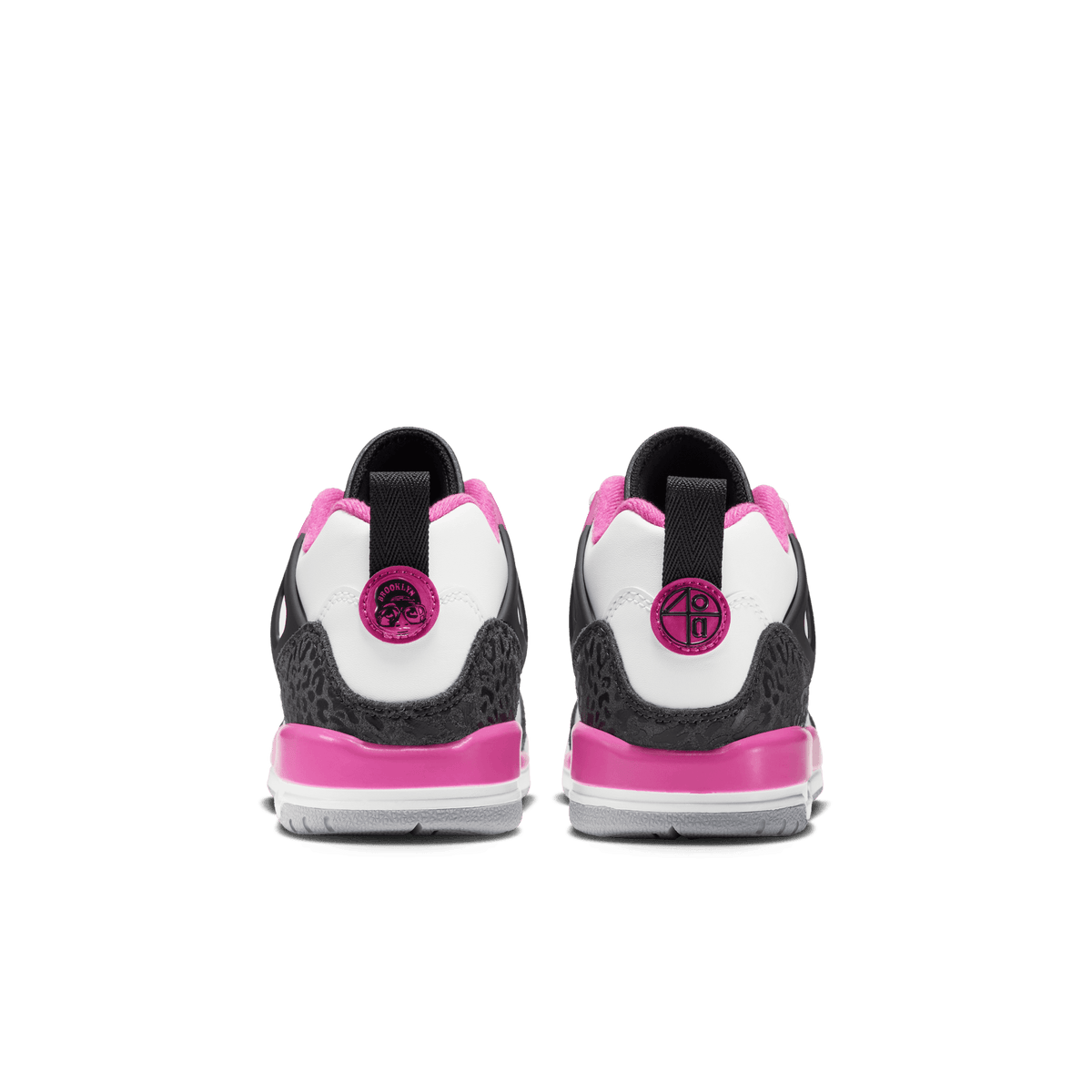 Jordan Spizike Low GS 'White Black Anthracite Laser Fuchsia'