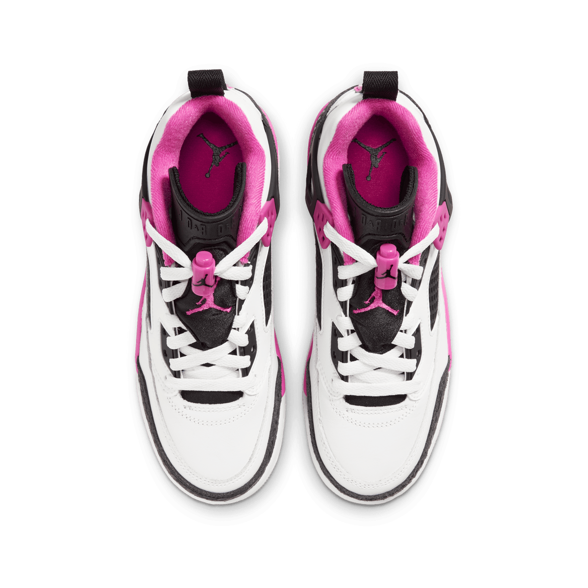 Jordan Spizike Low GS 'White Black Anthracite Laser Fuchsia'