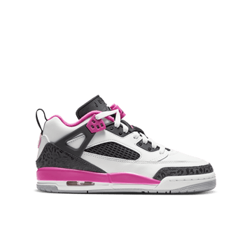 Jordan Spizike Low GS 'White Black Anthracite Laser Fuchsia'