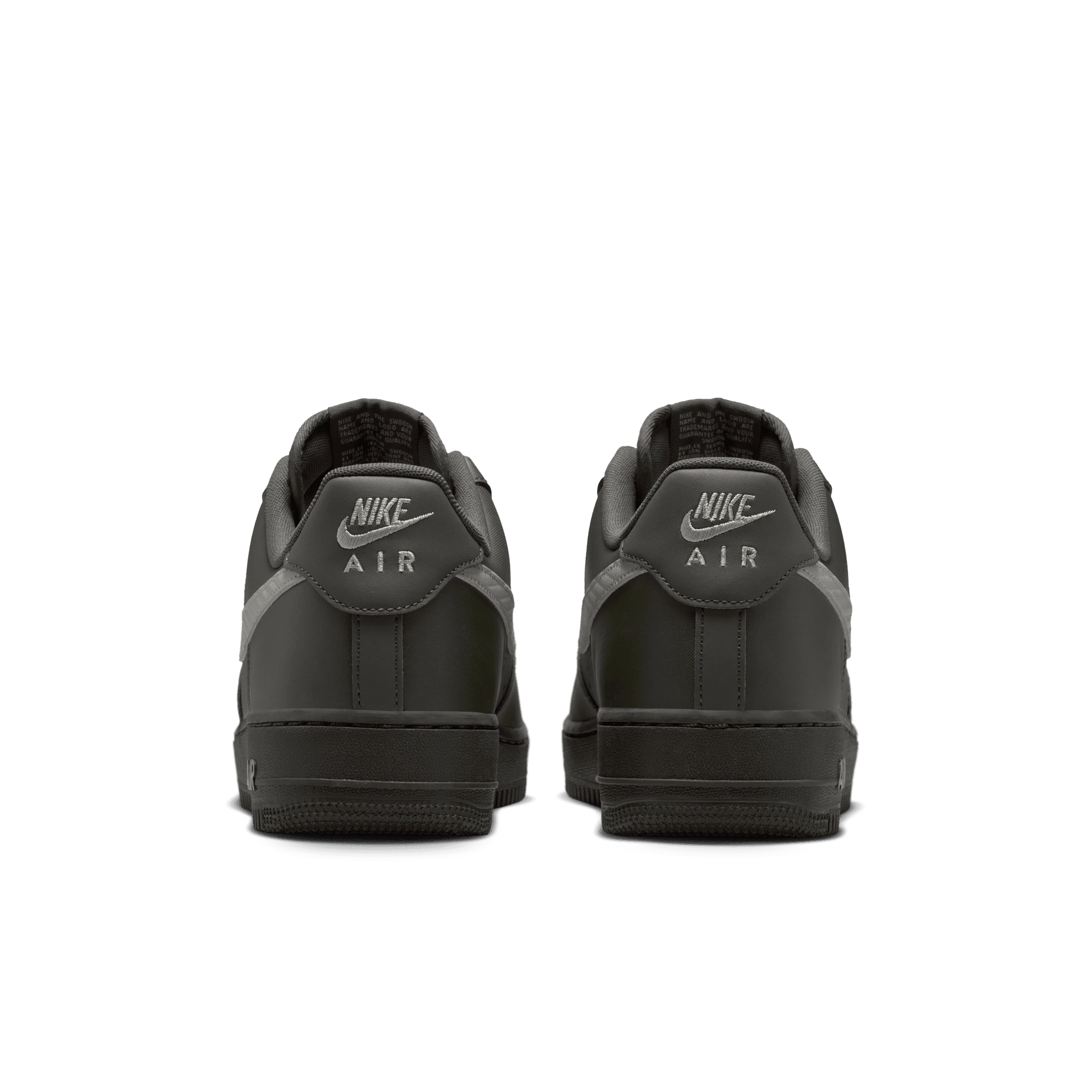 Air Force 1 '07 'Carbon Fiber Swoosh Newsprint College Grey'