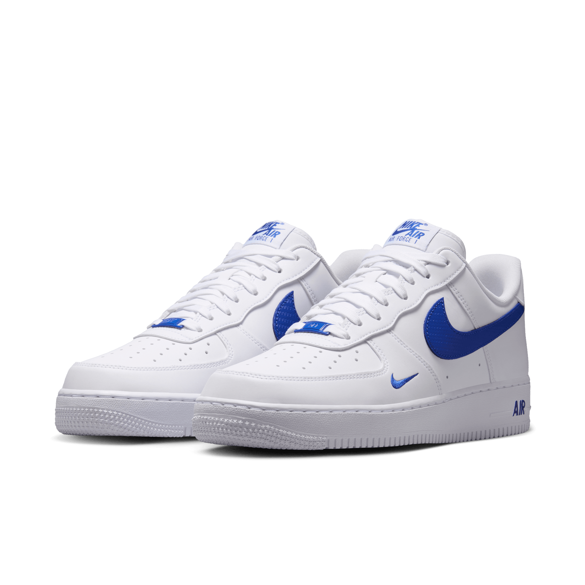 Air Force 1 Low '07 Carbon Fiber Swoosh 'White Game Royal'