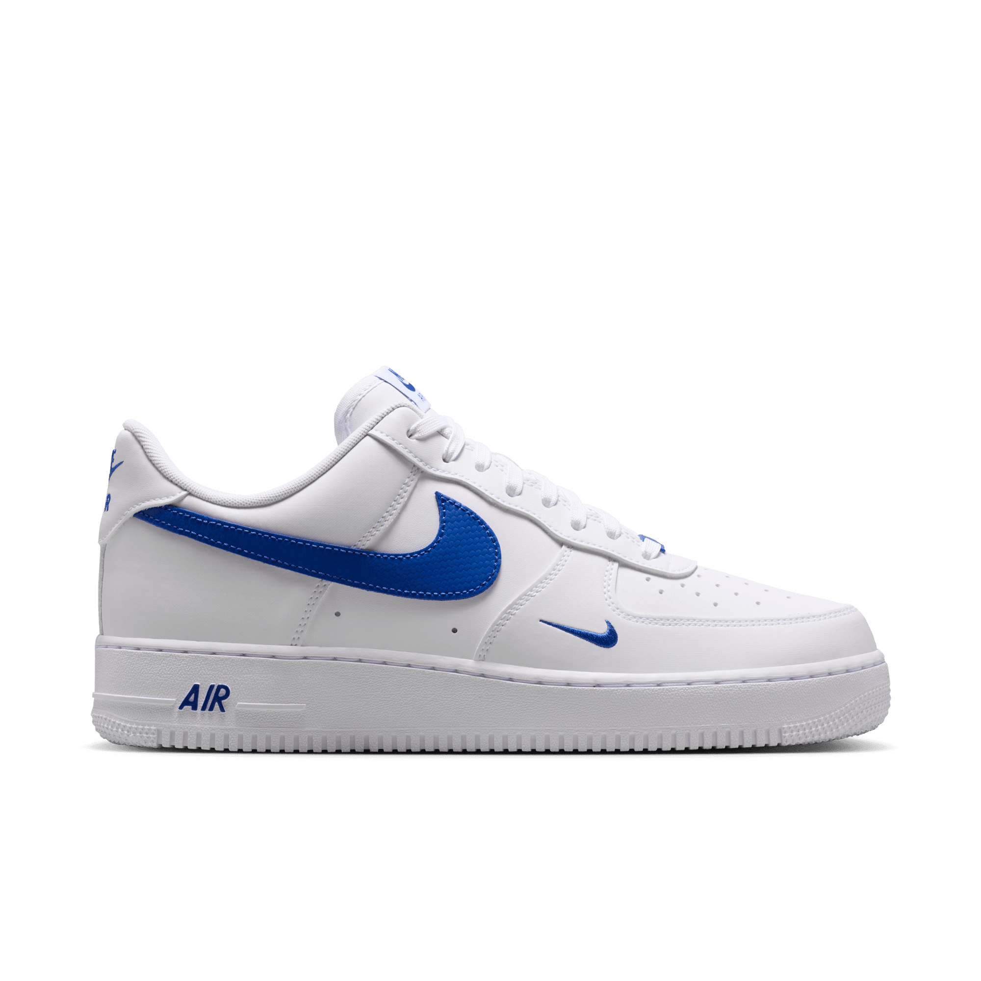 Air Force 1 Low '07 Carbon Fiber Swoosh 'White Game Royal'