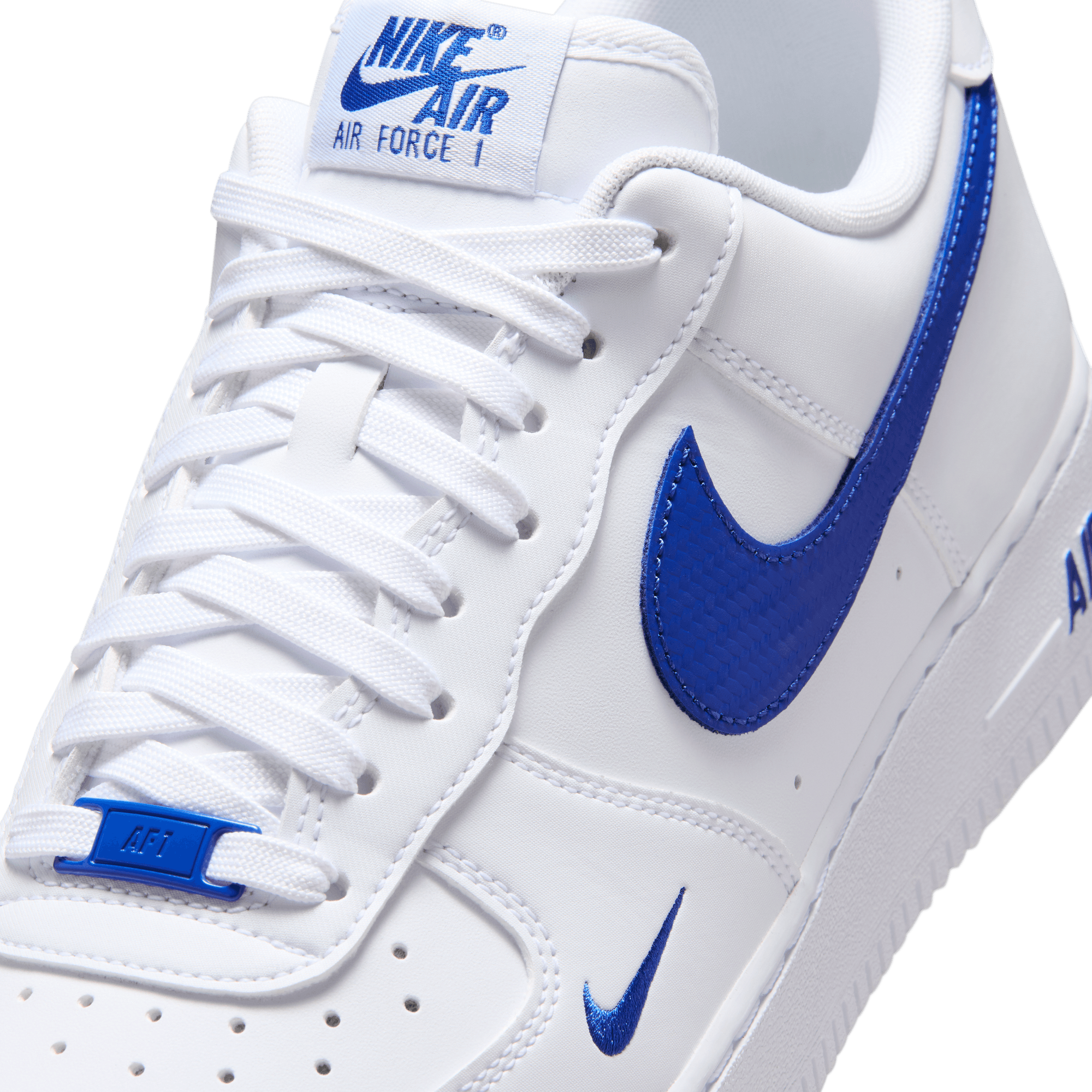 Air Force 1 Low '07 Carbon Fiber Swoosh 'White Game Royal'