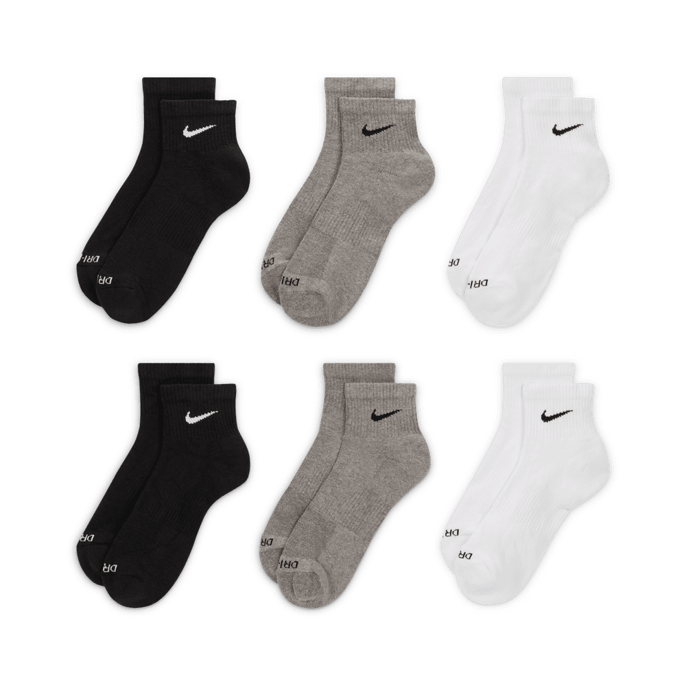 Everyday Plus Cushioned Training Ankle Socks (6 Pairs) 'Multi Color'