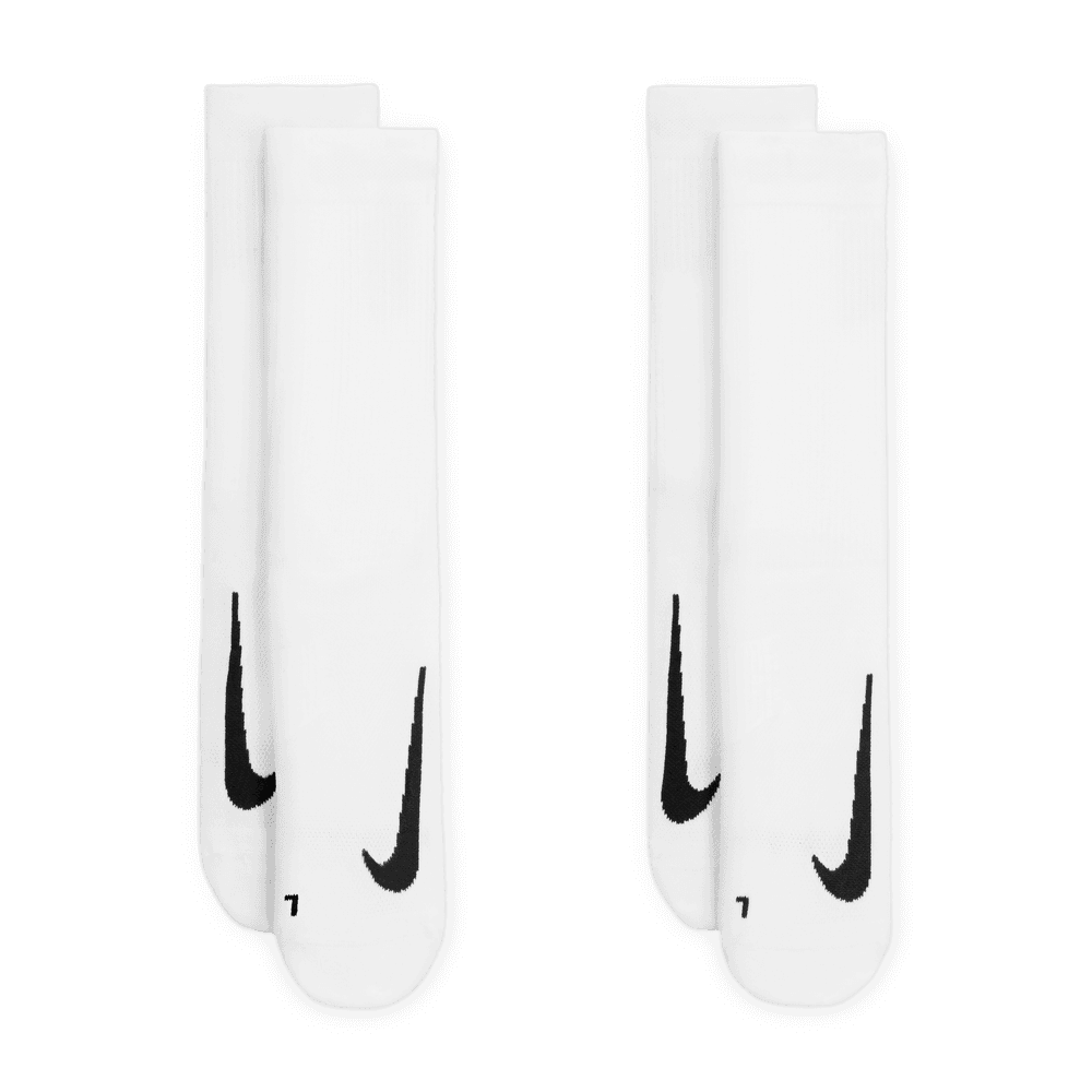 Nike Multiplier Crew Sock (2 Pairs) 'White/Black'