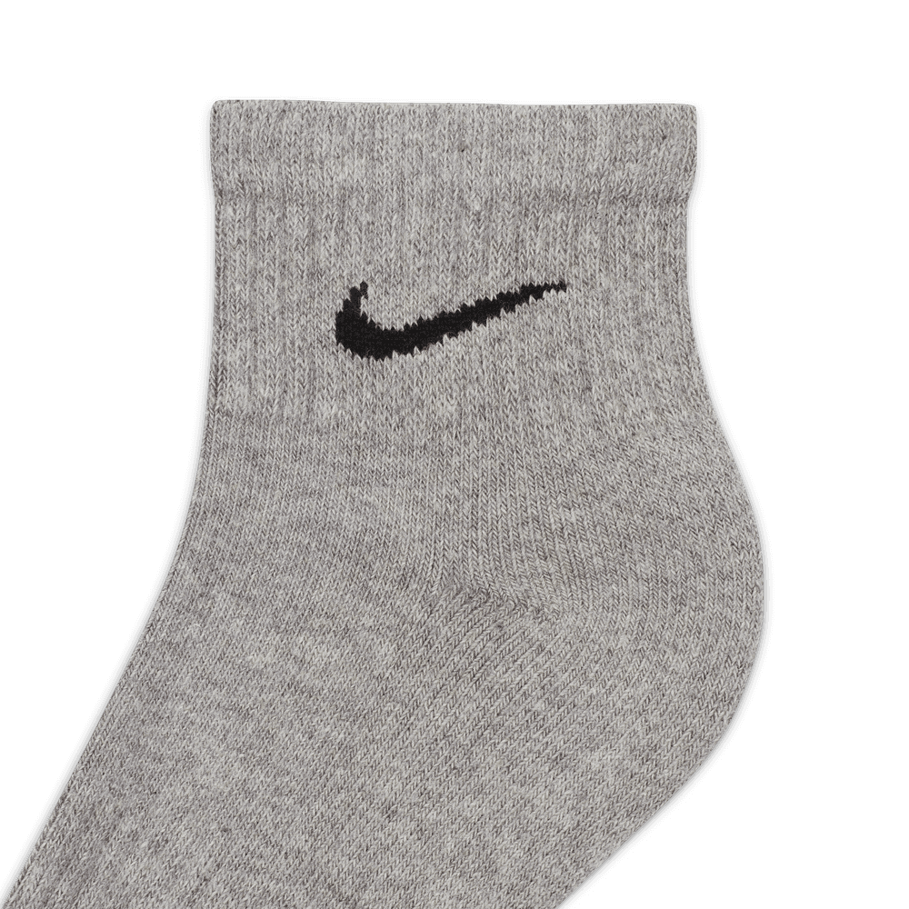 Everyday Cushioned Training Ankle Socks (6 Pairs) 'Carbon Heather'