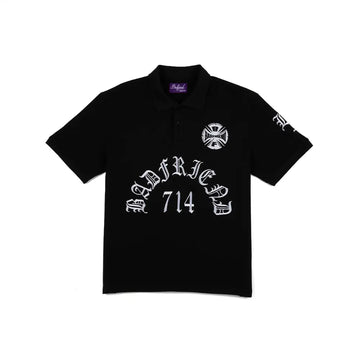 Best Out Embroidered Knit Polo 'Black'