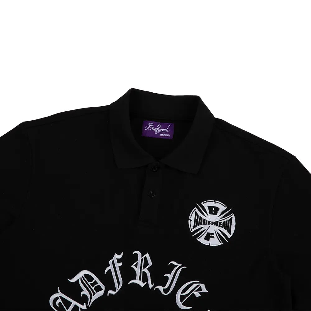 Best Out Embroidered Knit Polo 'Black'