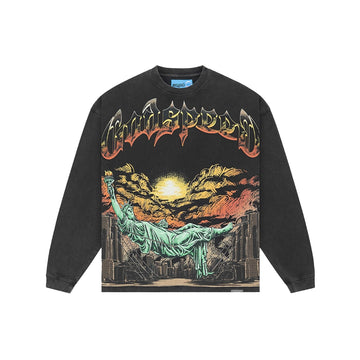 Burnt Bridges II Long Sleeve Tee NG 'Black Wash'