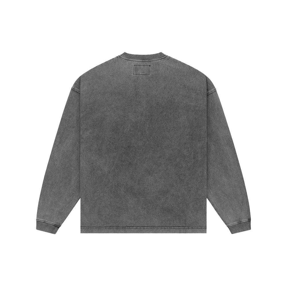 Burnt Bridges II Long Sleeve Tee NG 'Grey Wash'