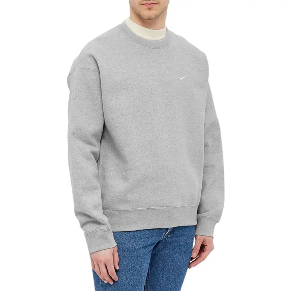 Solo Swoosh Fleece Crew 'Grey'