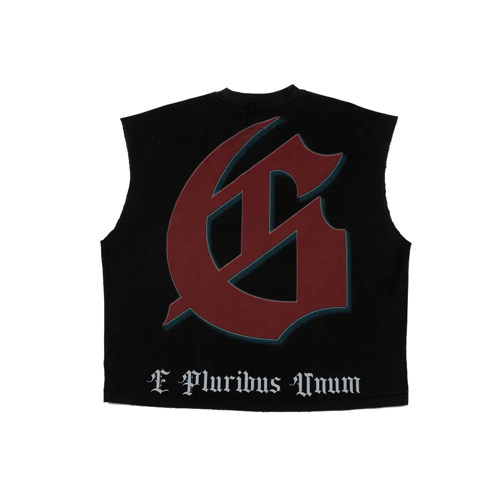 Checkmate Sleeveless 'Black Wash'