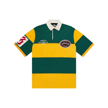 Classic Field Rugby Shirt 'Green/Yellow'