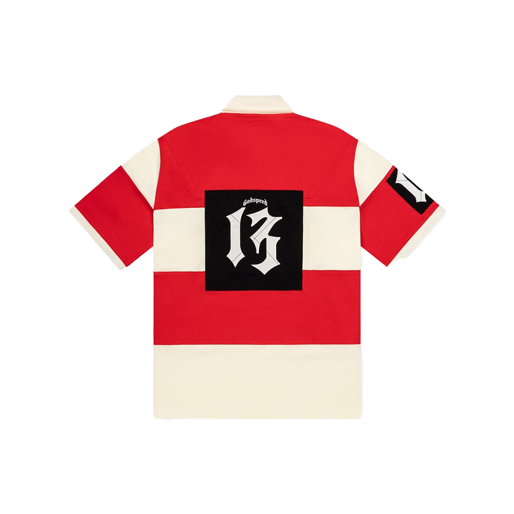 Classic Field Rugby Shirt 'Red Cream'