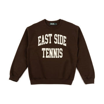 East Side Tennis Club Collegiate Crew Neck 'Brown'
