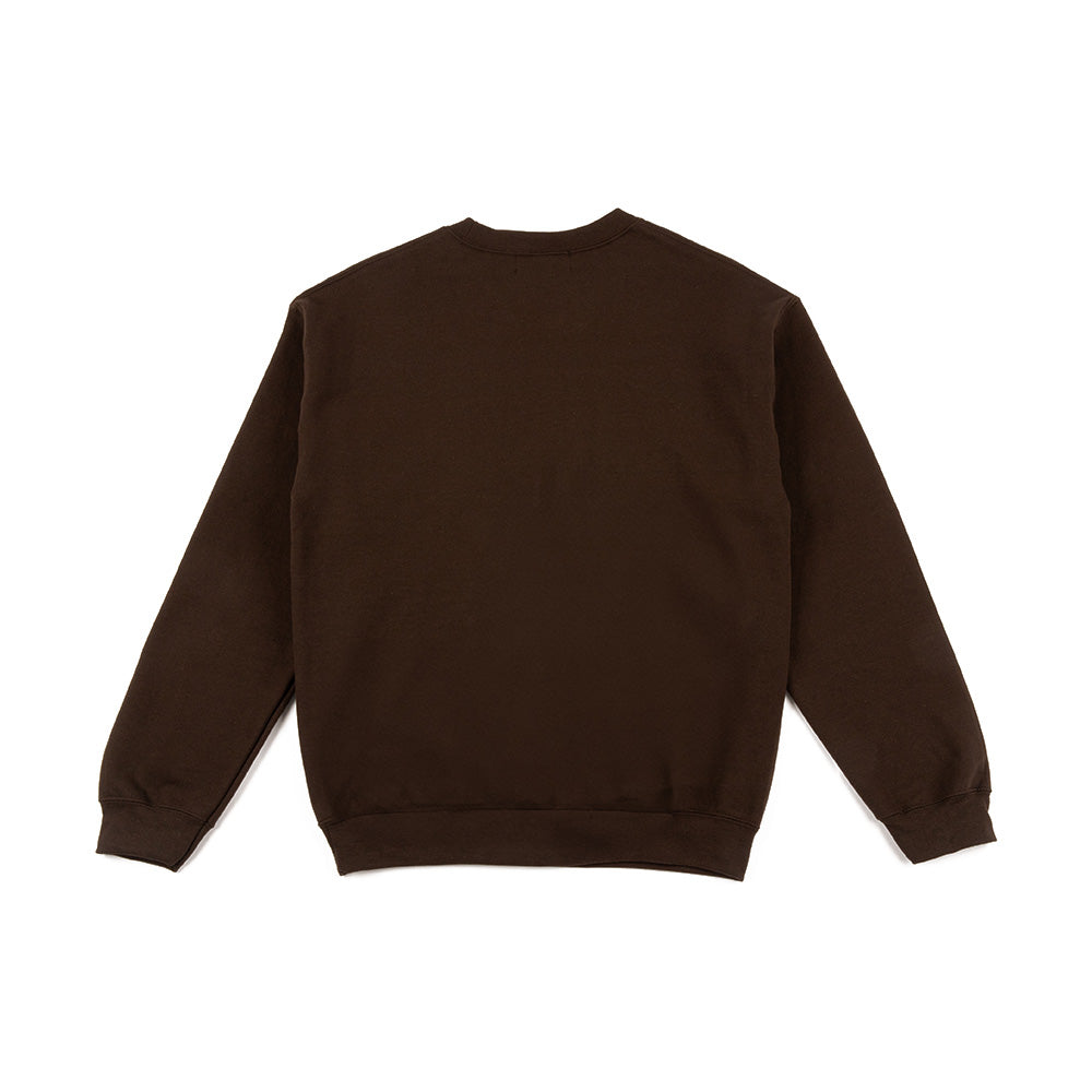 East Side Tennis Club Collegiate Crew Neck 'Brown'