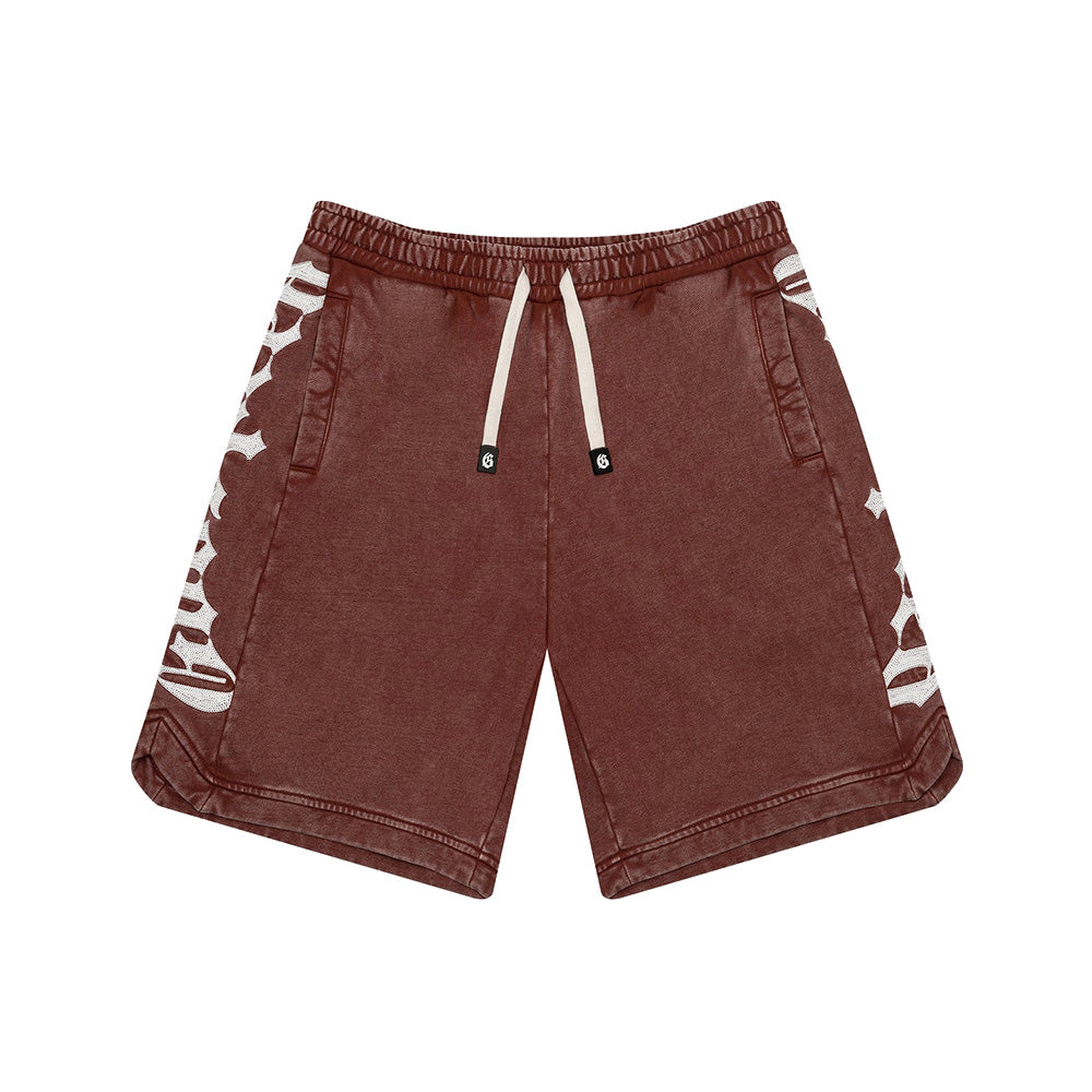 CourtSide Shorts 'Mocha Wash'