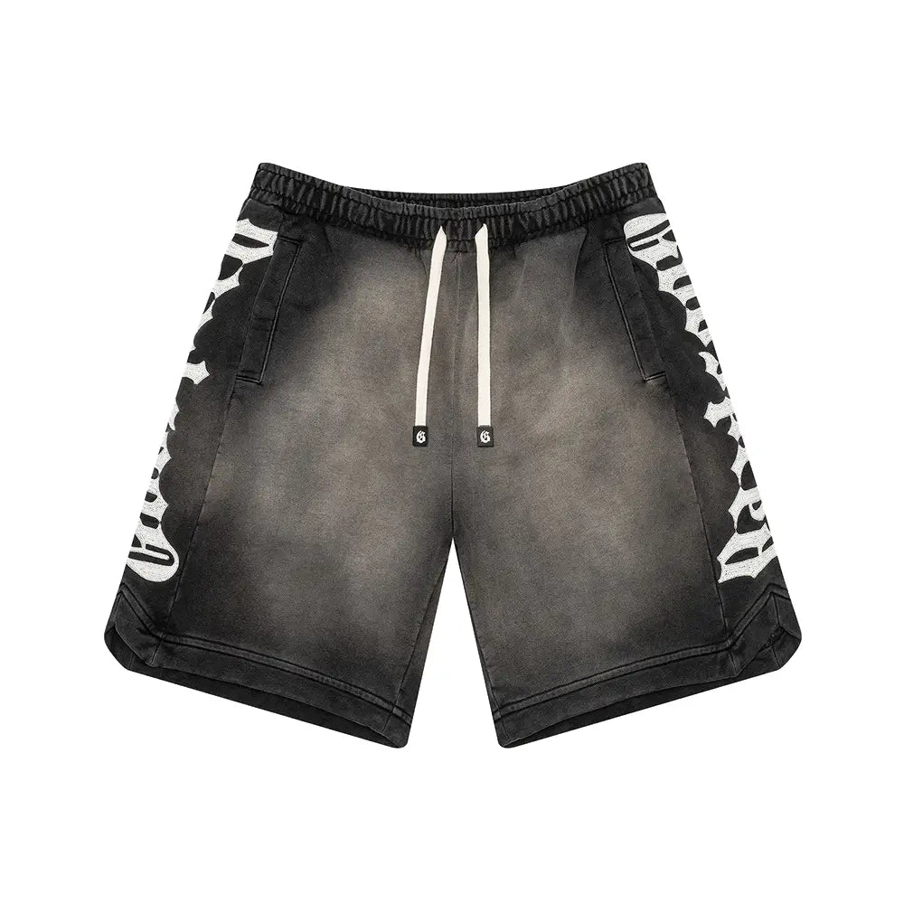 CourtSide Shorts 'Black Sun-Fade'