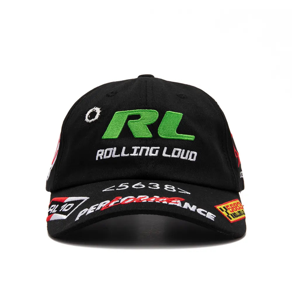 RL Patchwork Dad Hat 'Black'