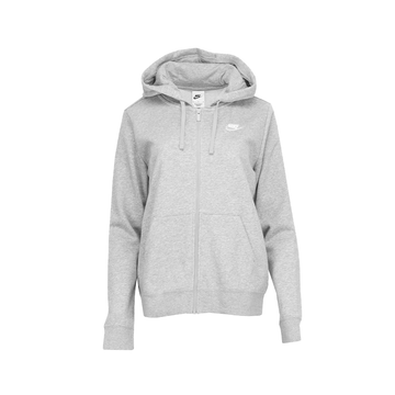 W NSW Club Fleece Full-Zip Hoodie 'Dark Grey Heather/White'