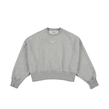W NSW Phoenix Fleece Over-Oversized Crew-Neck Sweatshirt 'Pure Platinum'
