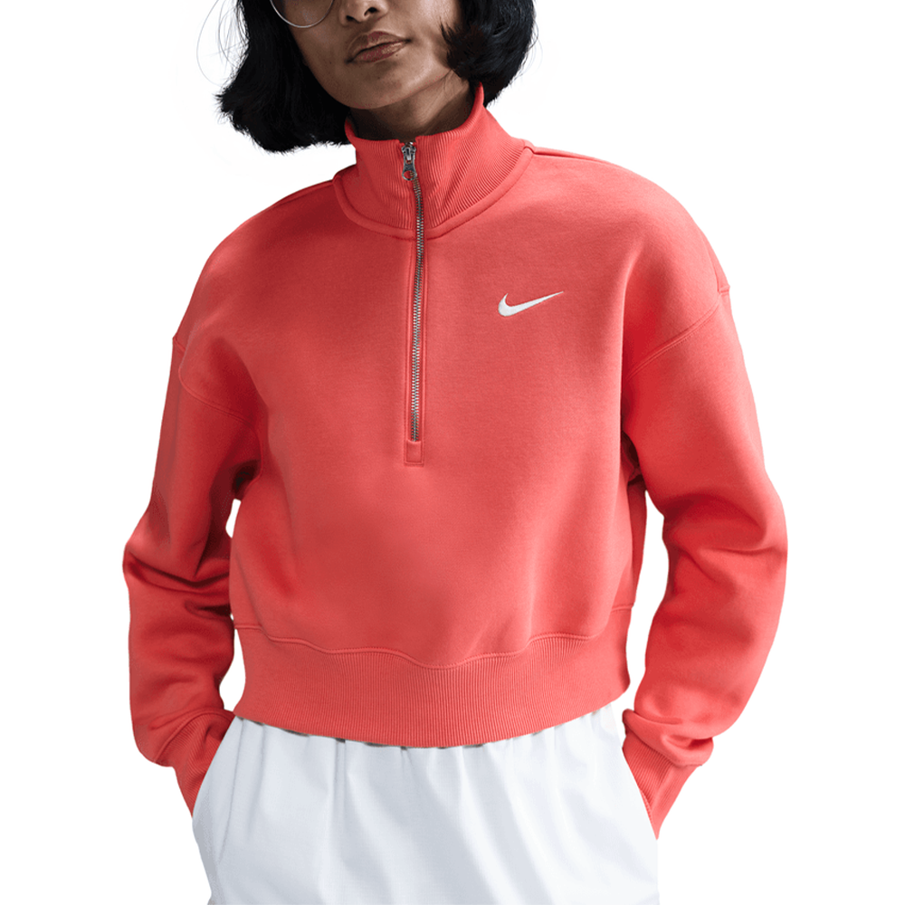 W Phoenix Fleece HZ Cropped Sweatshirt 'Magic Ember'