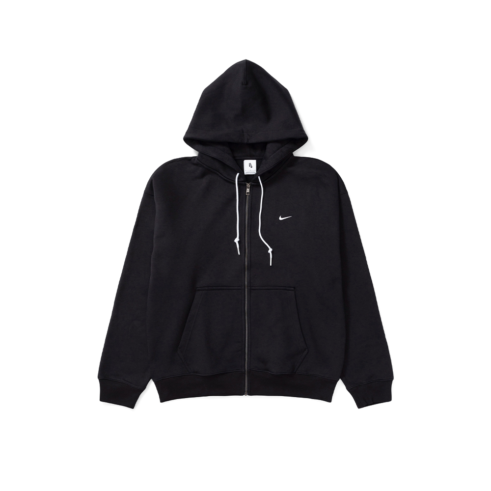 Solo Swoosh Full-Zip Hoodie 'Black'